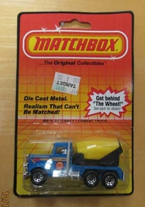 Vintage Matchbox MB19 Peterbilt Cement Truck Blue - NIOP - Picture 1 of 1