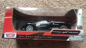 Pagani Zonda F Nurburgring Black 1/24 Diecast Car Model by Motormax 73370bk VHTF - Picture 1 of 9