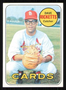 1969 Topps #232 Dave Ricketts - - - Excellent