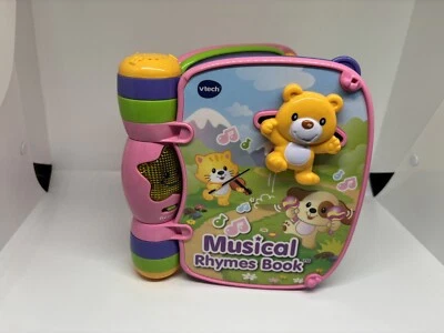 VTech 80166700 Musical Rhymes Educational Book for Babies Tested Works! - Image 1 of 3