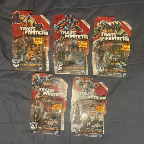Transformers Generations RUINATION Fall Of Cybertron Set Of 5 Wreckers MOSC rare Cover
