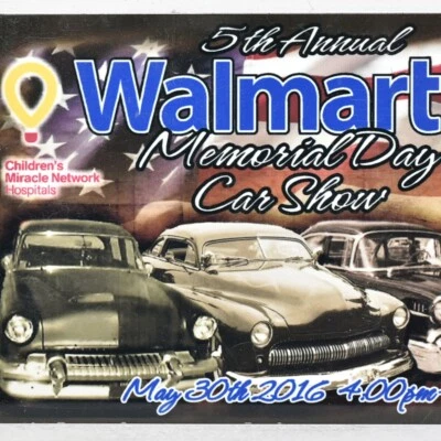 2016 Walmart Memorial Day Car Show Meet Benefiting Children Miracle Network - Image 1 of 3