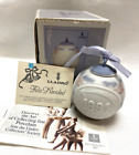 Lladro 1991 Annual Christmas Ball Ornament & Bow & Box Porcelain #5829.