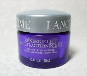 Lancome Renergie Lift Multi-Action NIGHT Lifting Firming Cream Trial Size .5 oz 