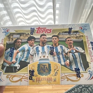 2022-23 Topps FILETEADO Argentina Set Soccer Champions Sealed Box (5cards*9)AUTO - Picture 1 of 3