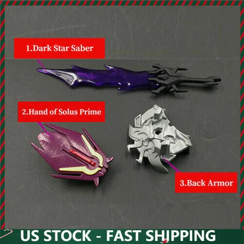 3D Dark Star Saber Weapon Set Upgrade Kits For TFP Commander Megatron Cover