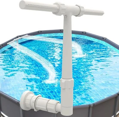 Fonte cachoeira spray duplo, cachoeira ajustável para resfriamento e relaxamento - Imagem 1 de 4