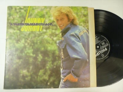 Johnny Hallyday A Partir De Maintenant France Pop Rock Record Vinyl lp Album - Image 1 of 3