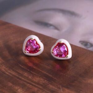 NWT Kate Ks Spade Sweet Heart Love Heart Stud Earrings New color