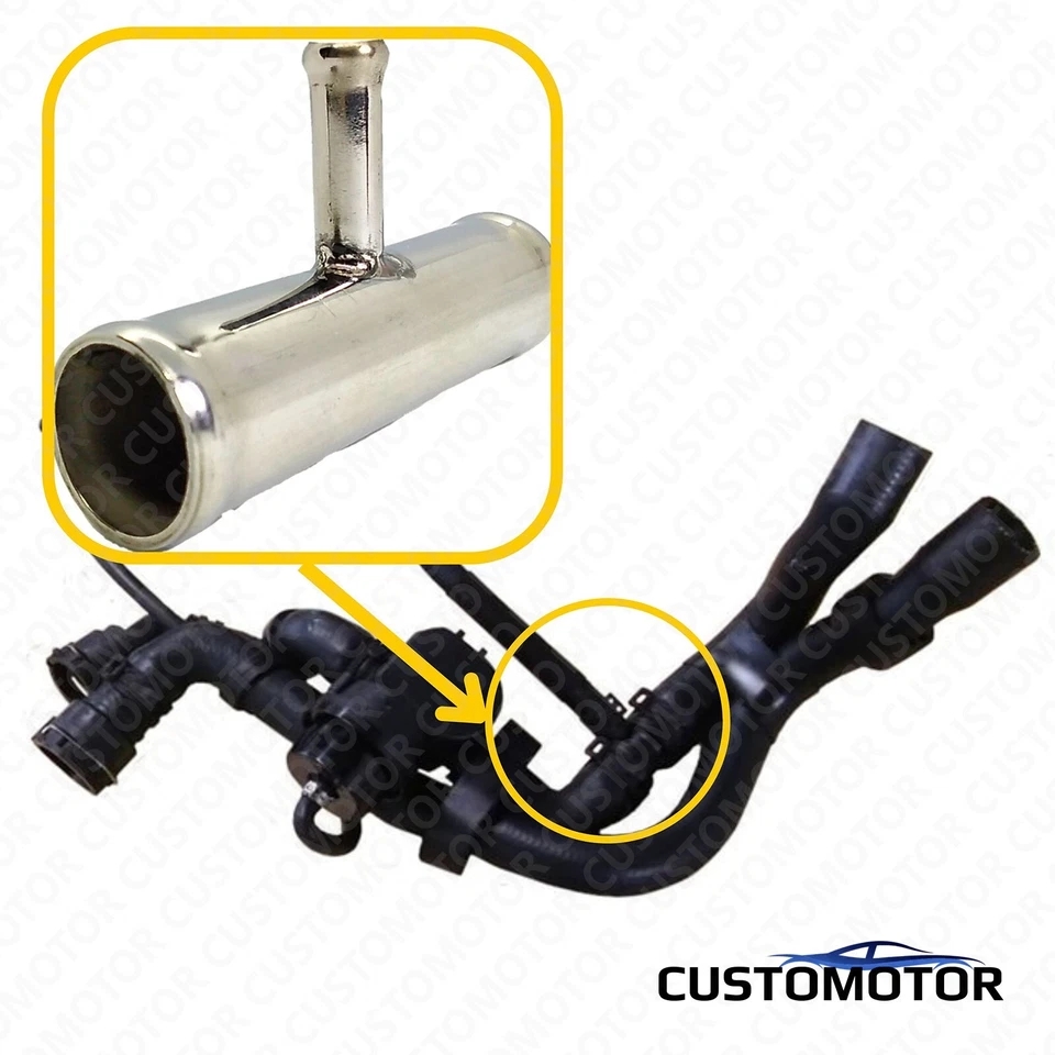 T-piece 1J0121156BD compatible with Audi, Seat, VW. Stainless Steel - image 1 of 1