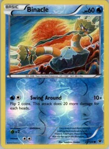 Binacle 22/124 Reverse Holo Pokemon Card English XY Fates Collide Played - Picture 1 of 2