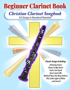 Clarinet Sheet Music - Christian Clarinet Songbook - PDF FILE FORMAT - Picture 1 of 7