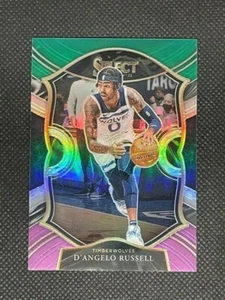 2020-21 Select Basketball - D'Angelo Russell GREEN WHITE PURPLE Prizm #18 - Bild 1 von 2