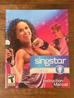 Singstar Dance PS3 Playstation 3 Instruction Manual Only