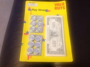 Pretend PLAY MONEY Papier und Münzen neu in Verpackung - Bild 1 von 5