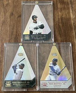🔥RARE 1996 1997 1998 PACIFIC CRAMER'S CHOICE DIE CUT KEN GRIFFEY JR MARINERS! - Picture 1 of 8