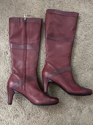 Botas Tsubo vermelho escuro tamanho 7 - Imagem 1 de 4