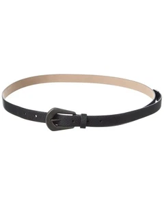 Cinturón de cuero Brunello Cucinelli para mujer negro S - Imagen 1 de 3