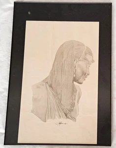 Resolución.Estado encontrado.Bonita litografía masai africana comercializada.Ver - Imagen 1 de 6