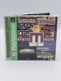 Sony Playstation 1 PS1 Namco Museum Volume 3 CIB Cleaned & Tested