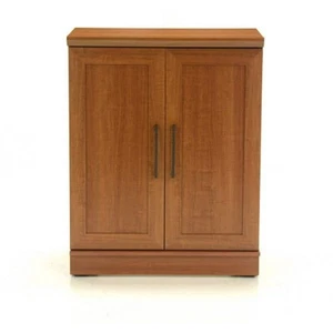 SAUDER Storage Cabinet Home Plus Sienna Farmhouse Mission Southwestern Oak - Picture 1 of 9