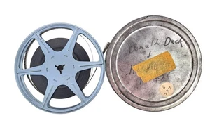 Vintage Mickey Mouse Disney 8mm Film Reel Orphan's Picnic Metal Film Tin 1936 - Picture 1 of 16