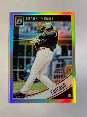 2018 Panini Donruss Optic - Silver Holo Prizm - Frank Thomas #81 White Sox - Image 1 of 2