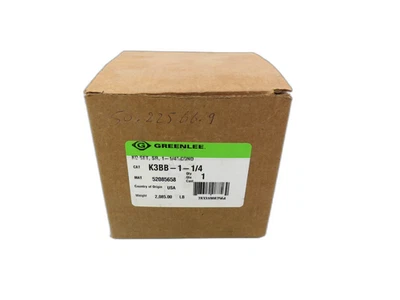 GREENLEE K3BB-1-1/4 Knock Out Set 52085658 New - Image 1 of 3