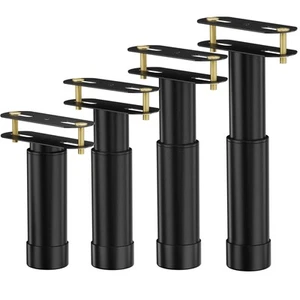 4 Pcs Bed Support Legs Hold Up to 1763 Lbs Carbon Steel Replacement Parts 7.0... - Picture 1 of 7