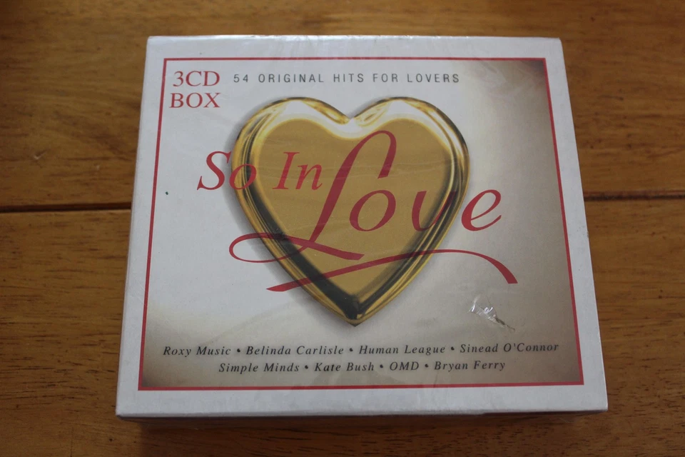 So In Love 3CD Box Set 54 Hits Roxy Music Belinda Carlisle Kate Bush OMD 2002 - Image 1 of 2