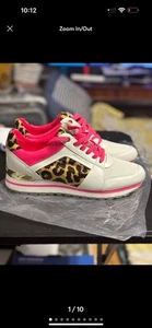 Michael Kors Billie Trainer Schnürschuhe Mode Turnschuhe Optik Weiß Multi Größe 10,0 - Bild 1 von 6