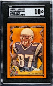 2023 Topps Composite - Allen & Ginter Orange Portrait #407 Rob Gronkowski - Picture 1 of 2