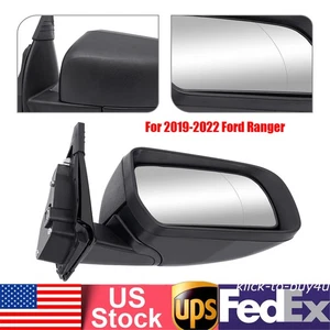Right Passenger Side Front Door Mirror Assembly For 2019-2022 Ford Ranger - Picture 1 of 7