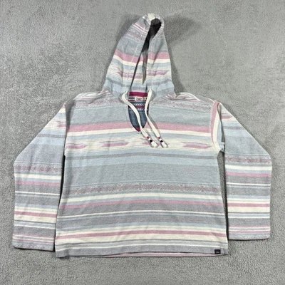 Faherty 卫衣女式中号拜伦湾连帽衫有机西南条纹 — 第 1/4 张图片