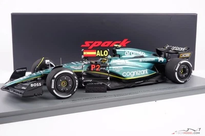 Aston Martin AMR23 - Fernando Alonso (2023) 2º puesto Canadá, 1:18 Spark 18S956 Foto 1 de 4