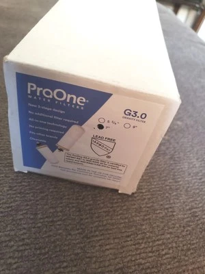 ProOne 7 inch G3.0 GRAVITY WATER Filter NEW IN BOX - Image 1 of 3