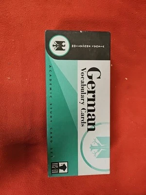German Vocabulary Cards Vis Ed. Academic Study Card Set  - Image 1 of 3