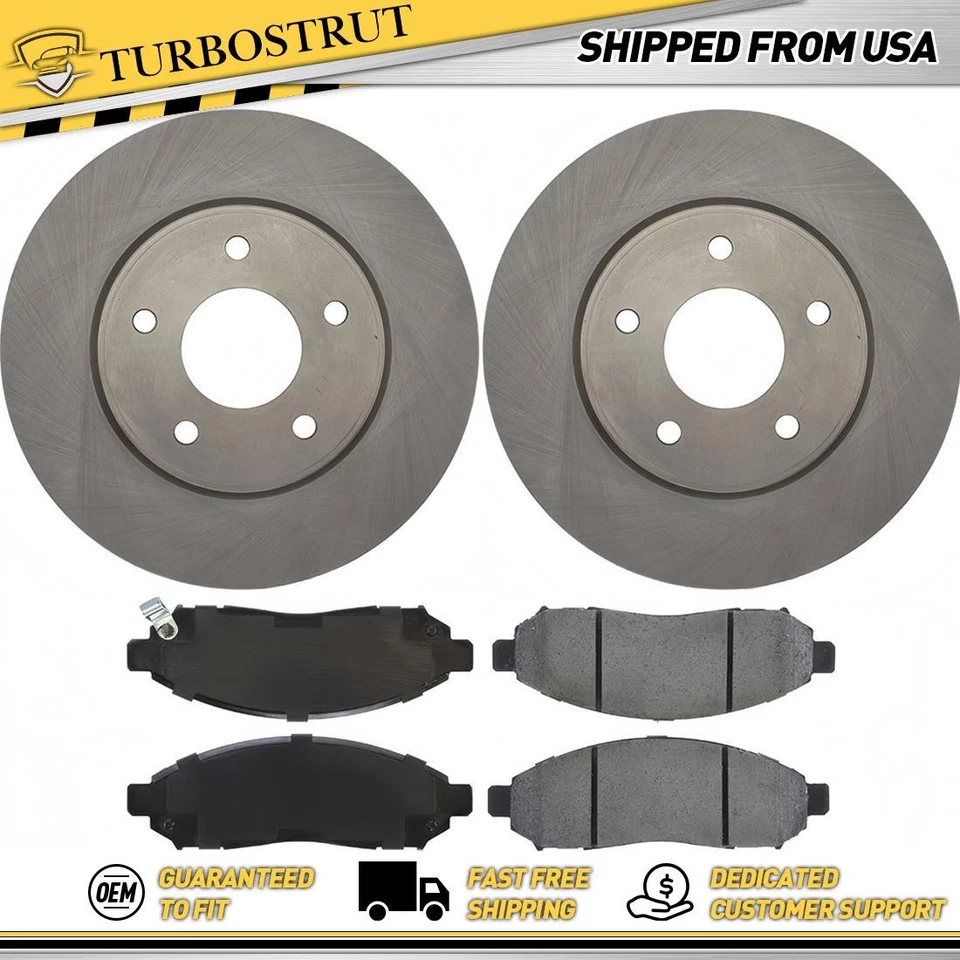 Front OE Brake Rotors Brake Pads Kit for 2015 2016 Chevrolet City Express 2.0L - Image 1 of 1