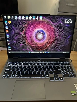 Lenovo LOQ 15.6” Gaming laptop AMD Ryzen 5 Nvidia Geforce RTX 4050 - Image 1 of 4