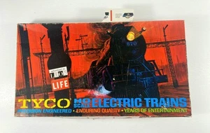 Tyco Burlington HO Train + Caboose + Extras Look Life Sears Box Lot Set - Picture 1 of 23