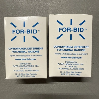 For-Bid for Dogs Cats Coprophagic Stop Stool Eating  24 Packets Forbid - 2 PACK - Image 1 of 3