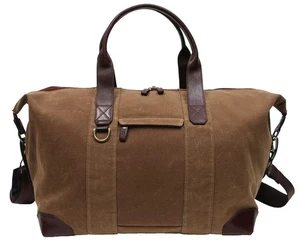 Sac de voyage 18" en toile cirée et cuir à enfiler Boconi Sloan - Photo 1/6