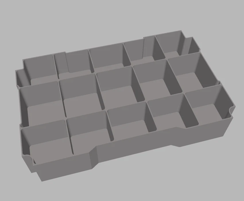 15-Fach-Einsatz passend für Festool Tanos Systainer SYS Mini T-Loc - von Parture - Bild 1 von 2