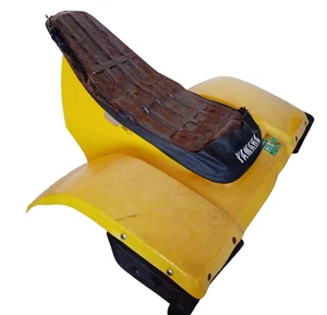 1980-85 Yamaha Tri Moto YT 175 OEM Seat/Rear Fender & Tank Cover Plastic - Bild 1 von 22