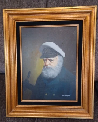 Картина маслом с автографом капитана корабля Чарльза Ван Меера (голландская) - Изображение 1 из 4