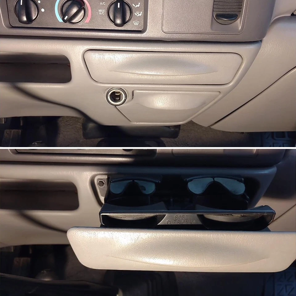 Auto Console Cup Holder For 1999-2004 Ford F250/350/450/550 Super Duty Excursion - Image 1 of 4