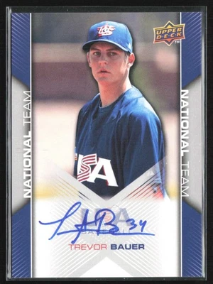 Бейсбольный бокс-сет с автографом Тревора Бауэра 2009 Upper Deck США A #USA-61 США - Изображение 1 из 3