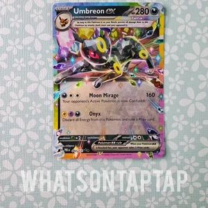 Pokemon Tcg Umbreon Ex 060/131 Ultra Raro Escarlata Violeta Evoluciones Prismáticas LP - Imagen 1 de 2