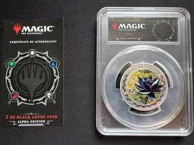 MTG Magic The Gathering 2023 PCGS PR70DCAM Alpha Black Lotus Number 443 Of 499 - Image 1 of 4