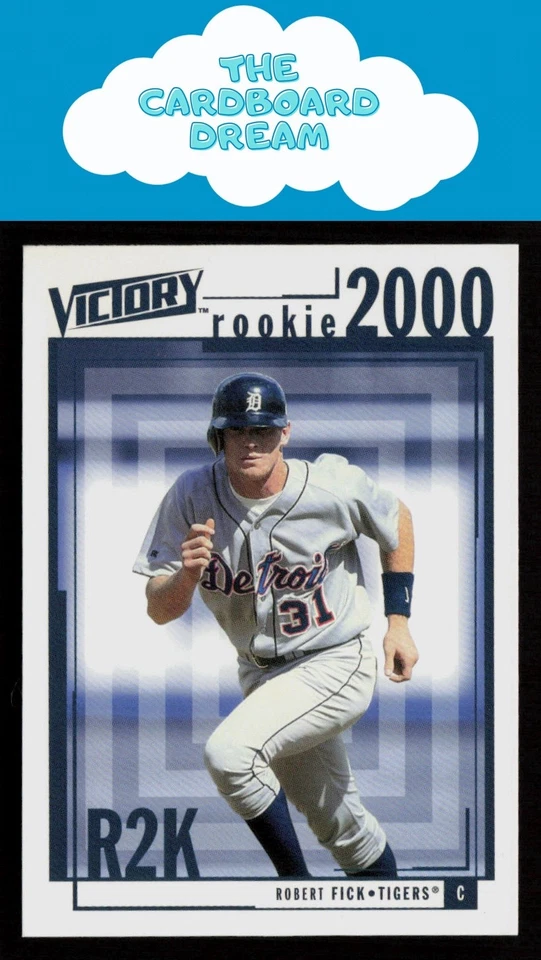Robert Fick 2000 Upper Deck Victory #347 RC Rookie Detroit Tigers Baseball Card - Image 1 of 2